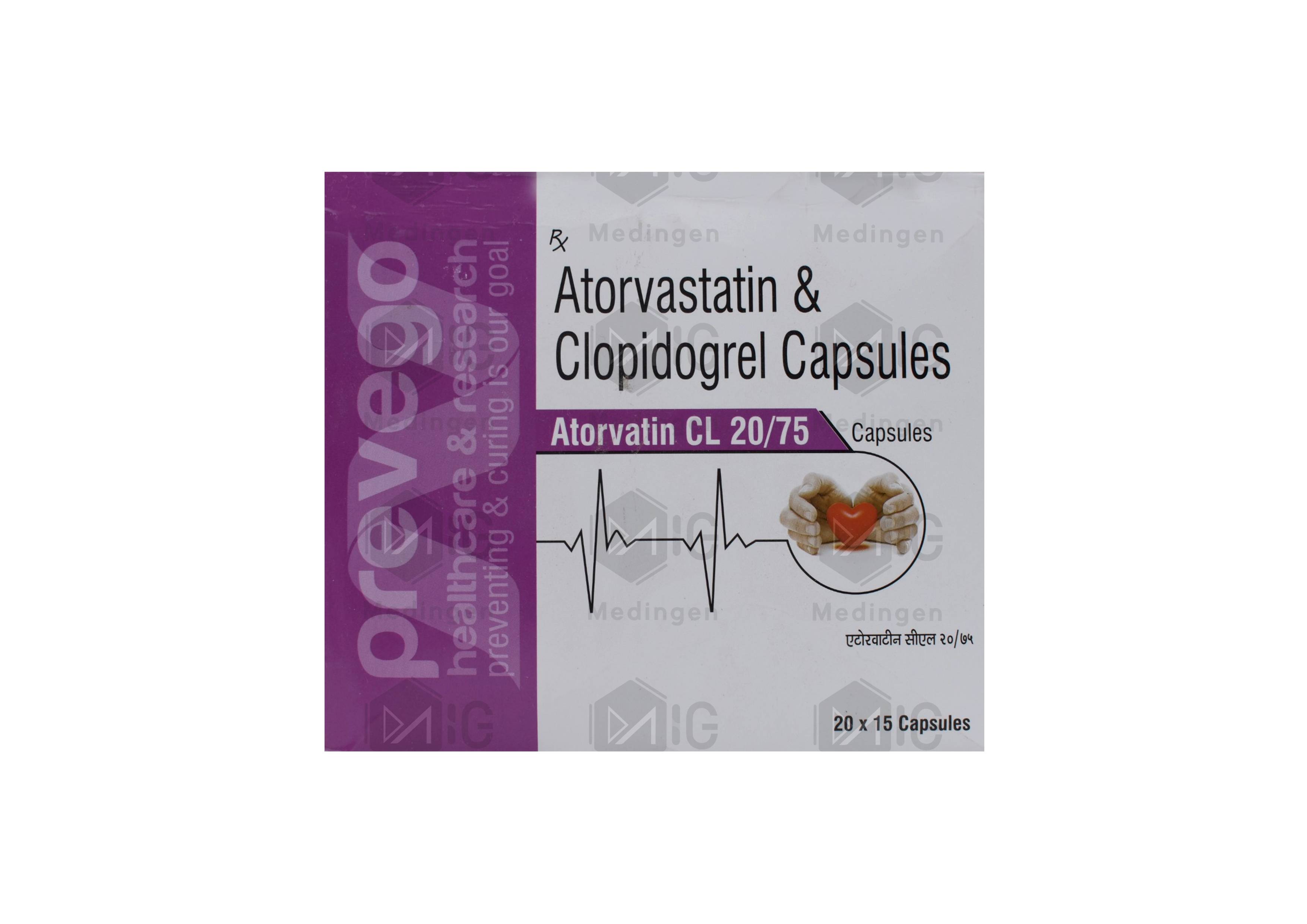 ATORVATIN CL 20MG /75MG